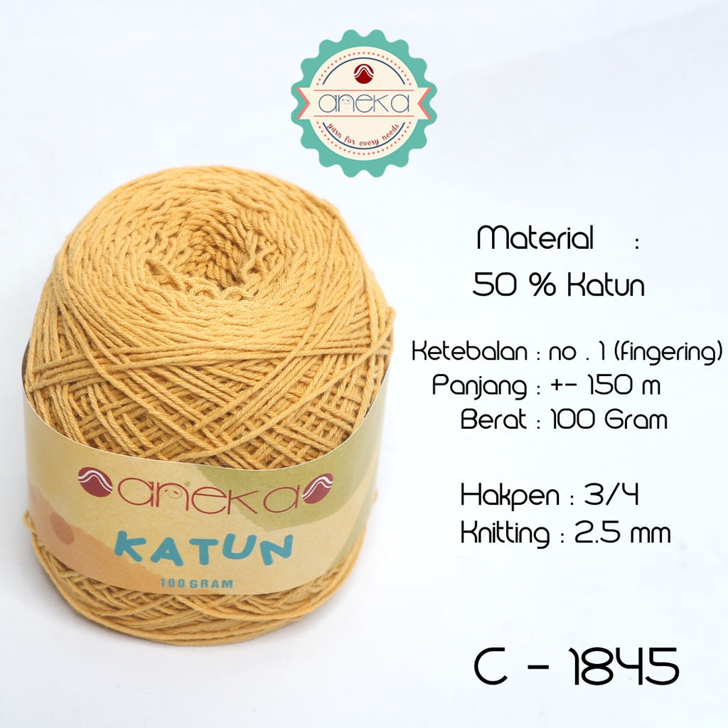 KATALOG - Benang Rajut Katun Polos Part 2