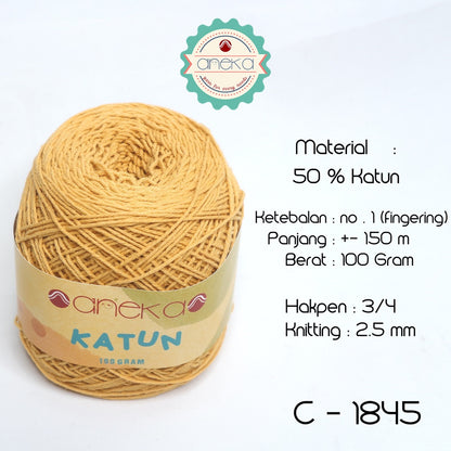 KATALOG - Benang Rajut Katun Polos Part 2