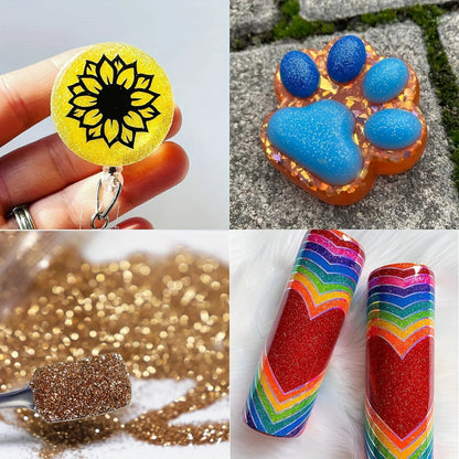 KATALOG -  [500 gram] Glitter Warna Bubuk Halus / Serbuk Kerajinan DIY / Powder