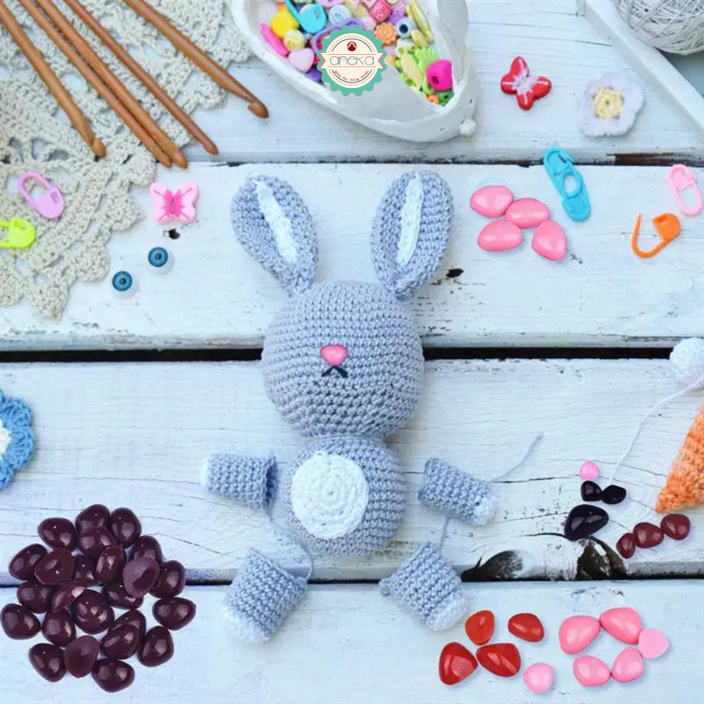 ANEKA - [5 PCS] Hidung Boneka / Hidung Amigurumi Segitiga / Nose Doll