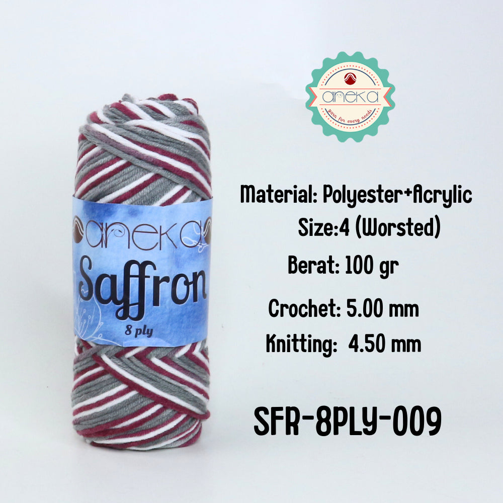 KATALOG - Benang Rajut Saffron 8 Ply / Crochet Knitting Yarn - Part 3