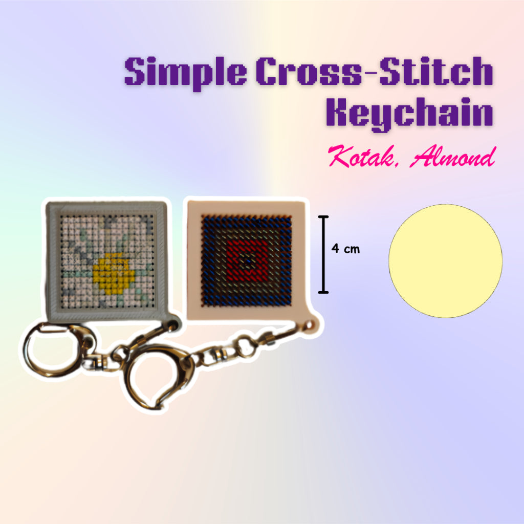 KATALOG -  [TANPA KEYCHAIN & BENANG] 3D Print Embroidery / Cross Stitch / Keychain / Menyulam / Sulam Tangan / Gantungan Kunci