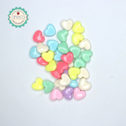 Mute Beads / DIY Craft Milk Pastel Motes - 20 GRAM