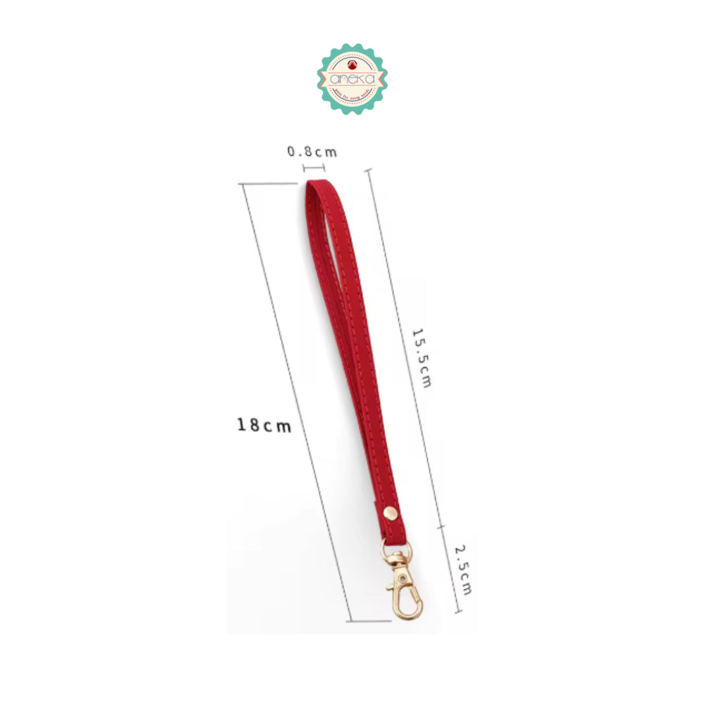 KATALOG - Phone Strap Kulit / Tas / Dompet / PU Leather Wrist Band Phone Lanyard for Cellphone Case Wallet Bag