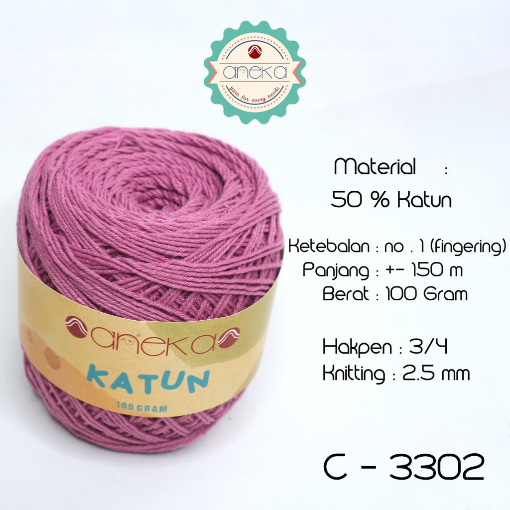 KATALOG - Benang Rajut Katun Polos Part 2