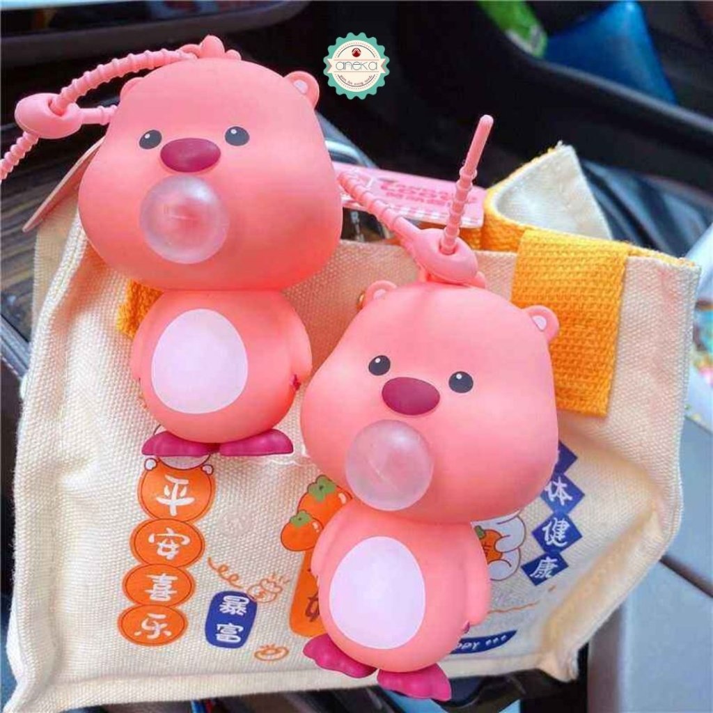 ANEKA - [2 PCS] Bubble Blowing Sillicone Press / Bola Karet Penghilang Stress