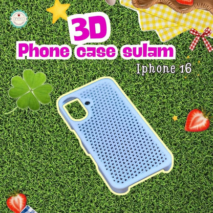 KATALOG - 3D Print Phone Case DIY Sulam for Iphone / Embroiderry HP / Casing Ponsel Lucu