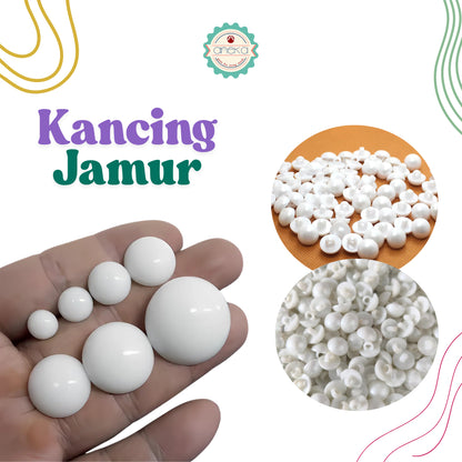 KATALOG - [1000 PCS] Kancing Baju Jamur / Mushroom Button