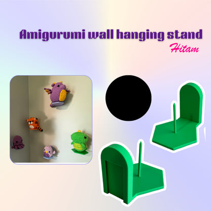 ANEKA - 3D Print Amigurumi Wall Hanging Stand / Penyangga Boneka Rajut / Hiasan Tembok