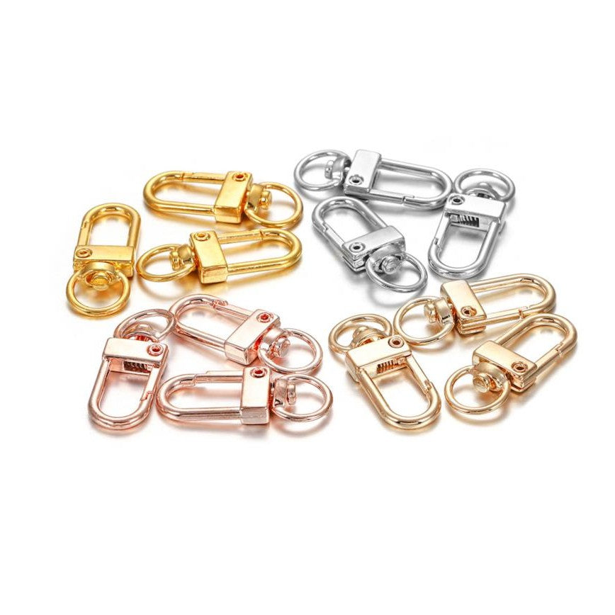 ANEKA - [4PCS] Kait Hook Gantungan Kunci Lobster DIY / Pengait Tas