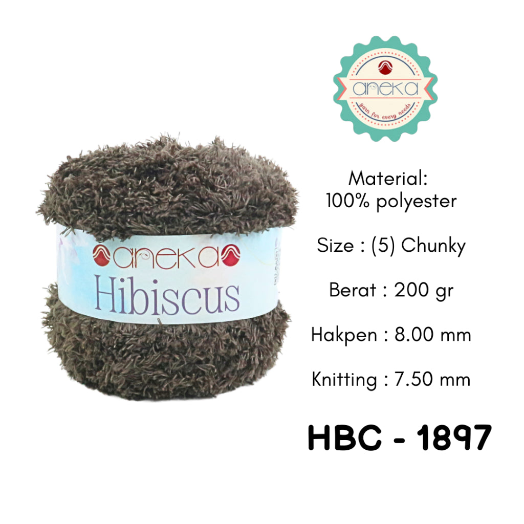 KATALOG - Benang Rajut Hibiscus / Eyelash Coral Mink Feather Crochet Knitting Yarn