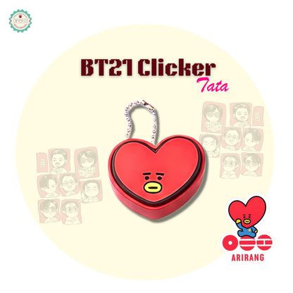 3D PRINT - BTS Fidget Clicker Karakter / Gantungan Kunci Arirang / Special Edition Character BT21 / Keychain / Photo Card Holder /