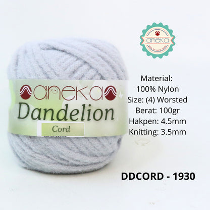 KATALOG - Benang Rajut Dandelion Cord / Crochet Knitting Cord Yarn