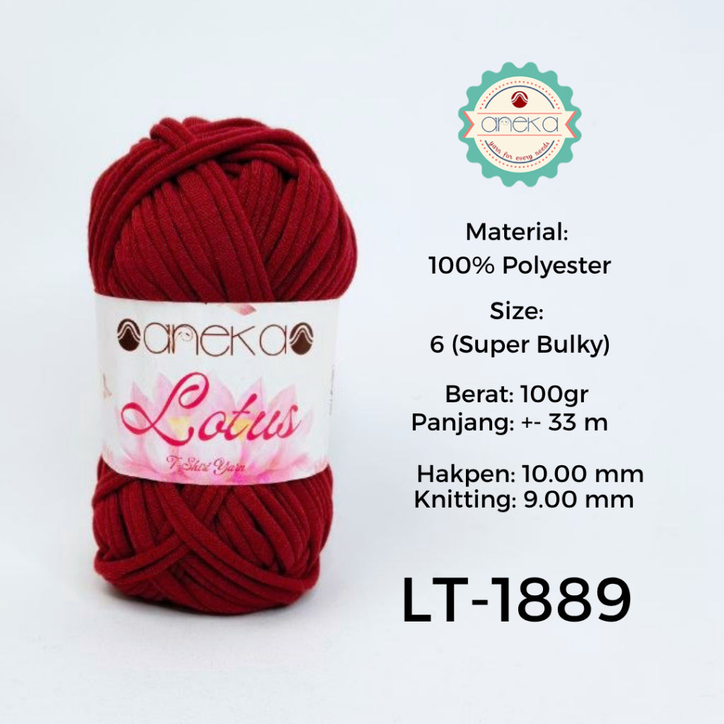 KATALOG - Benang Rajut Lotus / TShirt / Kaos Yarn PART 2