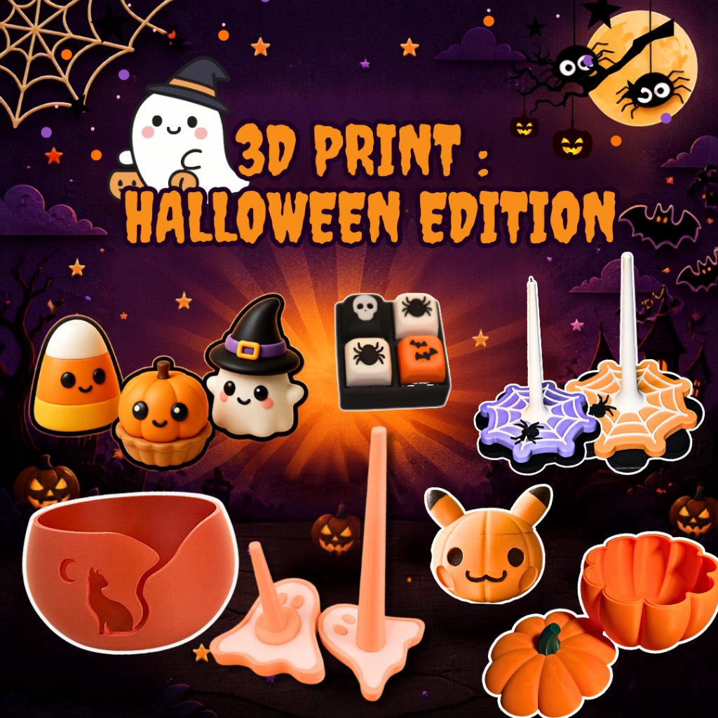 KATALOG - [PRE-ORER] 3D Print Halloween Special Editon / Yarn Bowl / Yarn Spinner