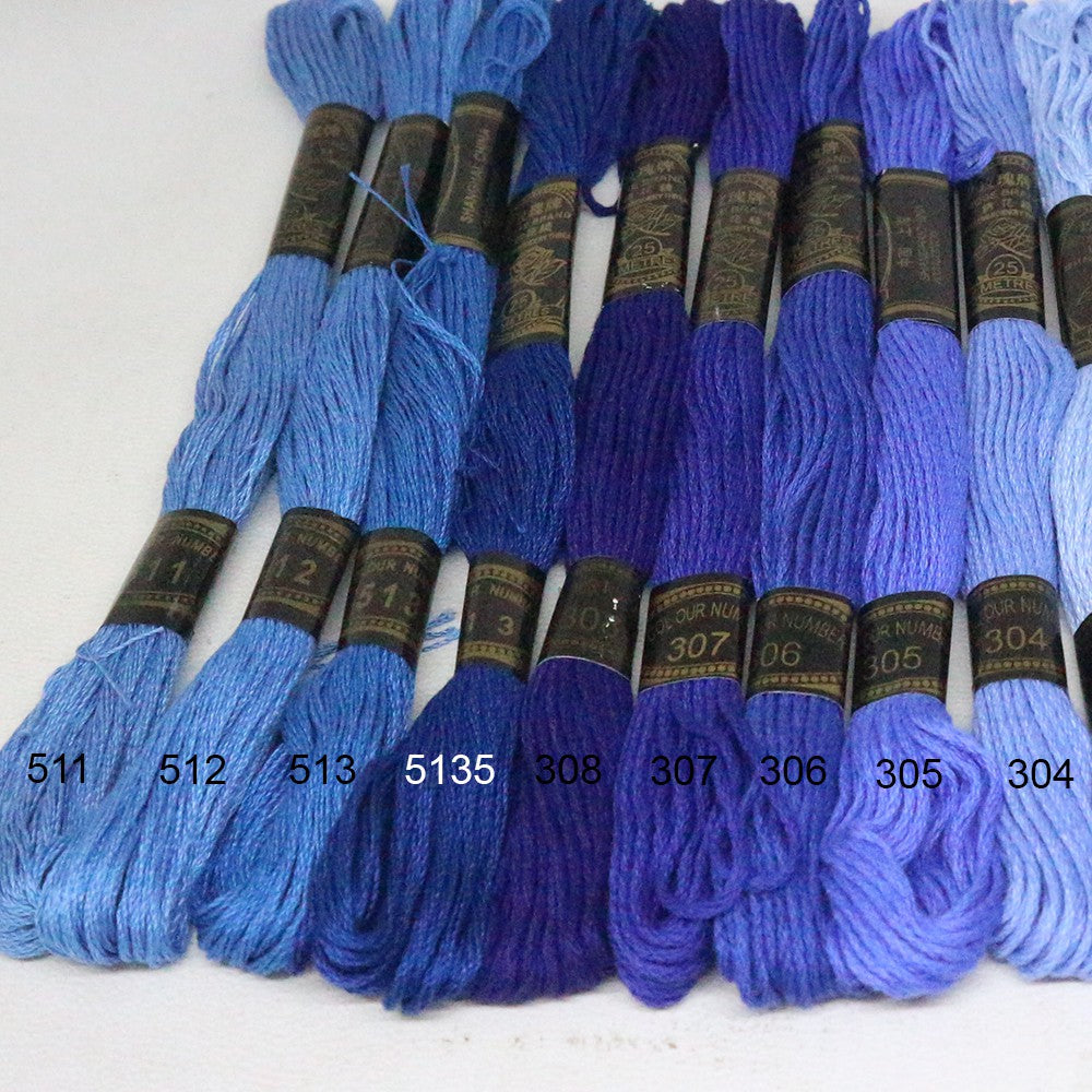 KATALOG - Benang Rajut Sulam / Embroidery Thread Merk Rose - SATUAN - Part 2