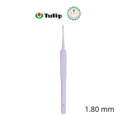 TULIP - [PCS] Alat Rajut Hakpen Etimo Murasaki /  Lavender Crochet Hook with Cushion Grip