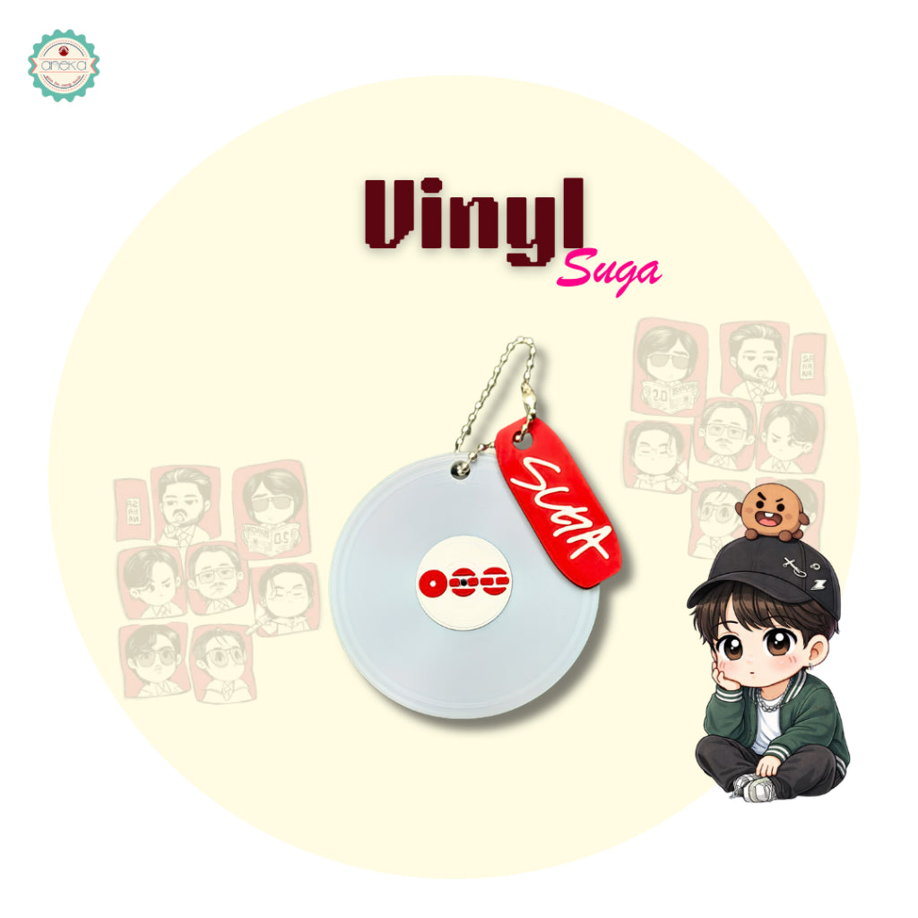 3D PRINT - BTS Fidget Clicker Karakter / Gantungan Kunci Arirang / Special Edition Character BT21 / Keychain / Photo Card Holder /