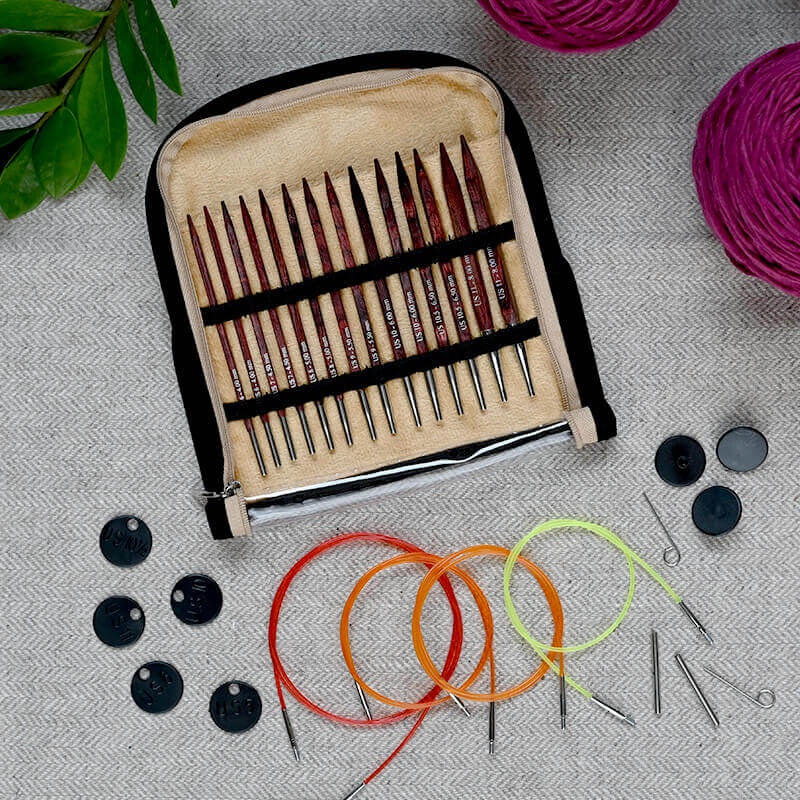 KnitPro Cubics - Alat / Jarum Rajut Interchangeable Needle Set ( Deluxe Set )