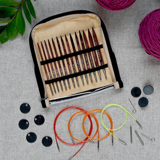 KnitPro Cubics - Tools / Knitting Needles Interchangeable Needle Set (Deluxe Set)