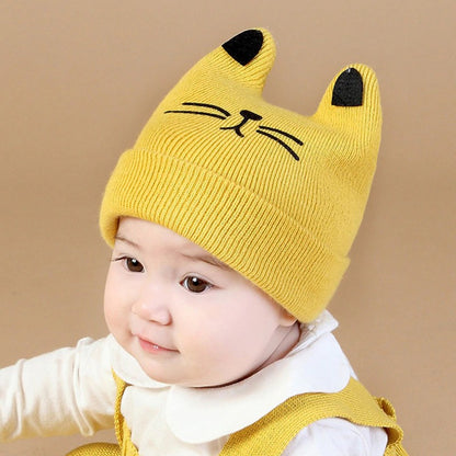 Korean Style Colorful Knitted Baby / Children's Beanie Hat [2002]