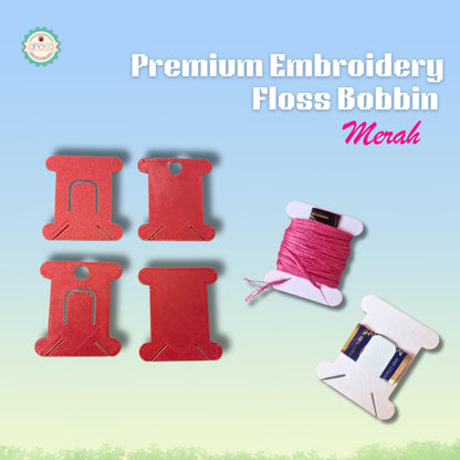 ANEKA - [10PCS] 3D Print Bobbin Card / Papan Benang Jahit Rajut