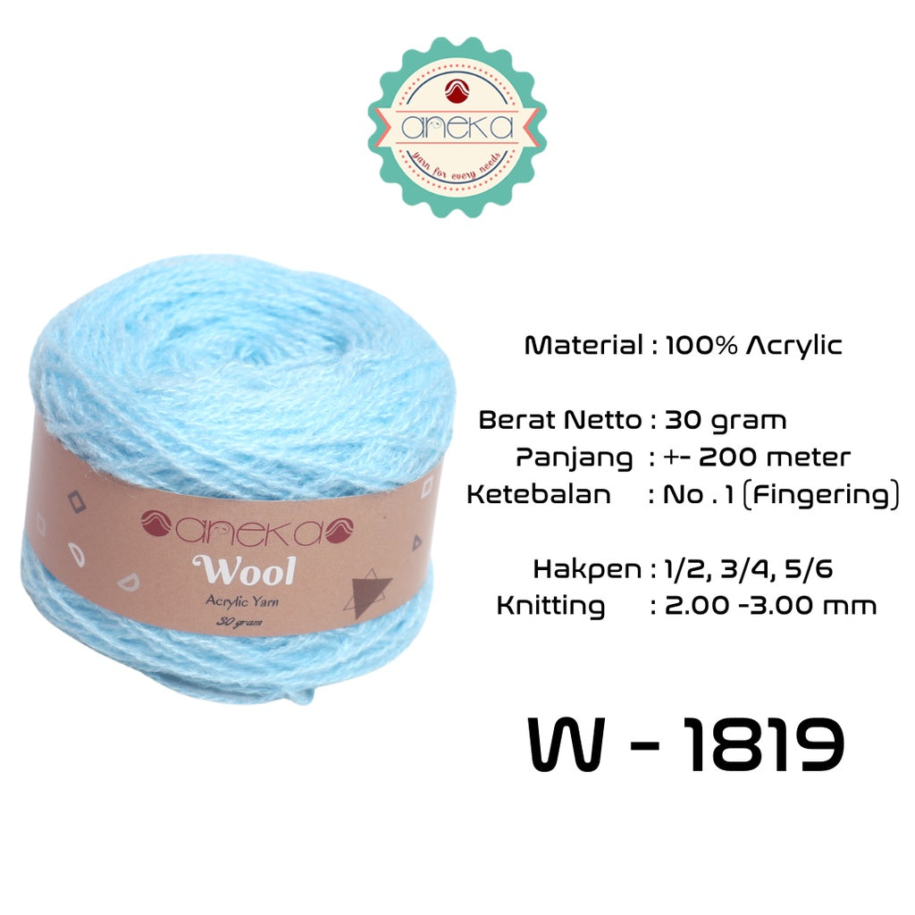 KATALOG - Benang Rajut Wool / Wol / Siet Yarn 30 dan 50 gram - 3