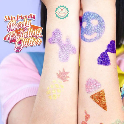 KATALOG -  [3 gram & 50 gram] Glitter Warna Bubuk Halus / Serbuk Kerajinan DIY / Powder