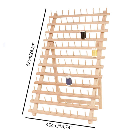 Rak Penyimpanan Benang Jahit Kayu / Thread Storage Wooden