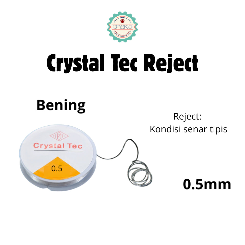 KATALOG - [PCS - REJECT] Senar Elastis / Tali Karet Transparan / Crystal Tec