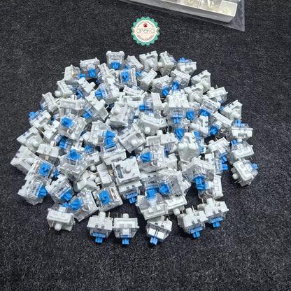ANEKA - [100 PCS] Clicker Fidget / Mechanical Keyboard Switches DIY / Kliker / Dustproof Shaft Keycap Replacement Parts Gaming Typing