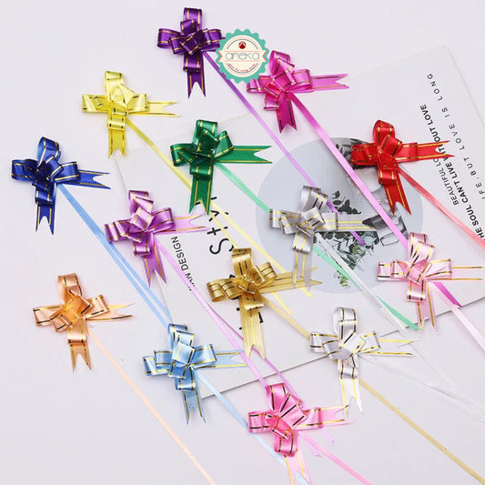 KATALOG - [10 PCS] Pita Tarik Hadiah Kado /  Pull Bow Knot Gift Ribbons
