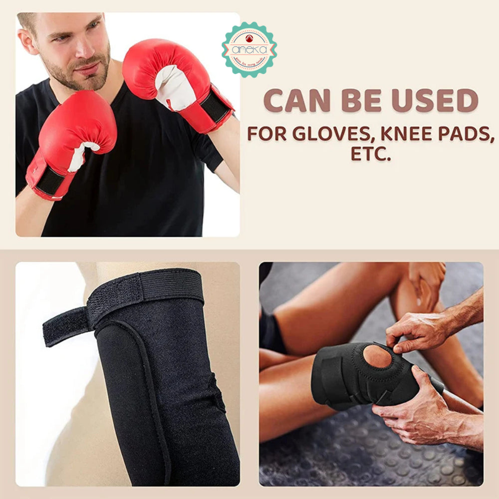 KATALOG - [1 METER] Perekat Velcro Hook and Loop / Perepet / Magic Tape Sticky Strips Reusable Fastener Roll Strips Sewing
