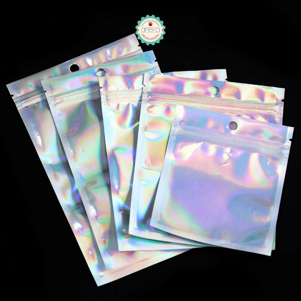 KATALOG - [10 PCS] Plastik Ziplock / Plastic Hologram / Karakter Lucu Kartun / Pastel / PVC / Cute Character