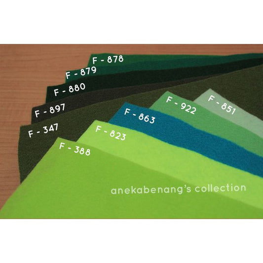 Felt Fabric - Green (50 cm x 90 cm)