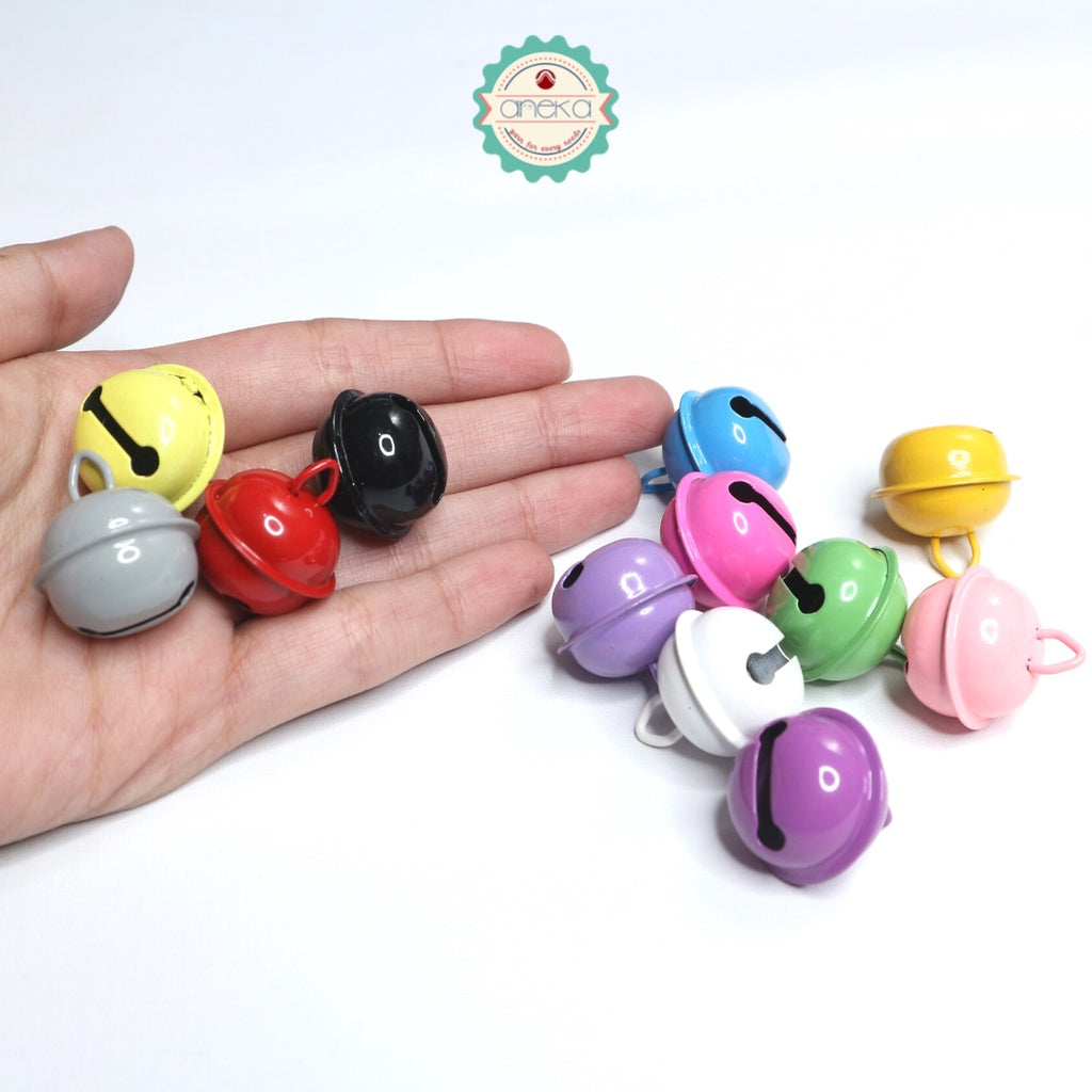 ANEKA - [5PCS] Lonceng UFO Warna / Lonceng Kuningan / Kerincingan / Kelintingan Warna Warni