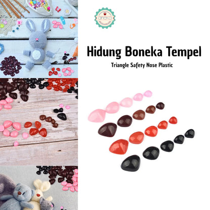 ANEKA - [5 PCS] Hidung Boneka / Hidung Amigurumi Segitiga / Nose Doll