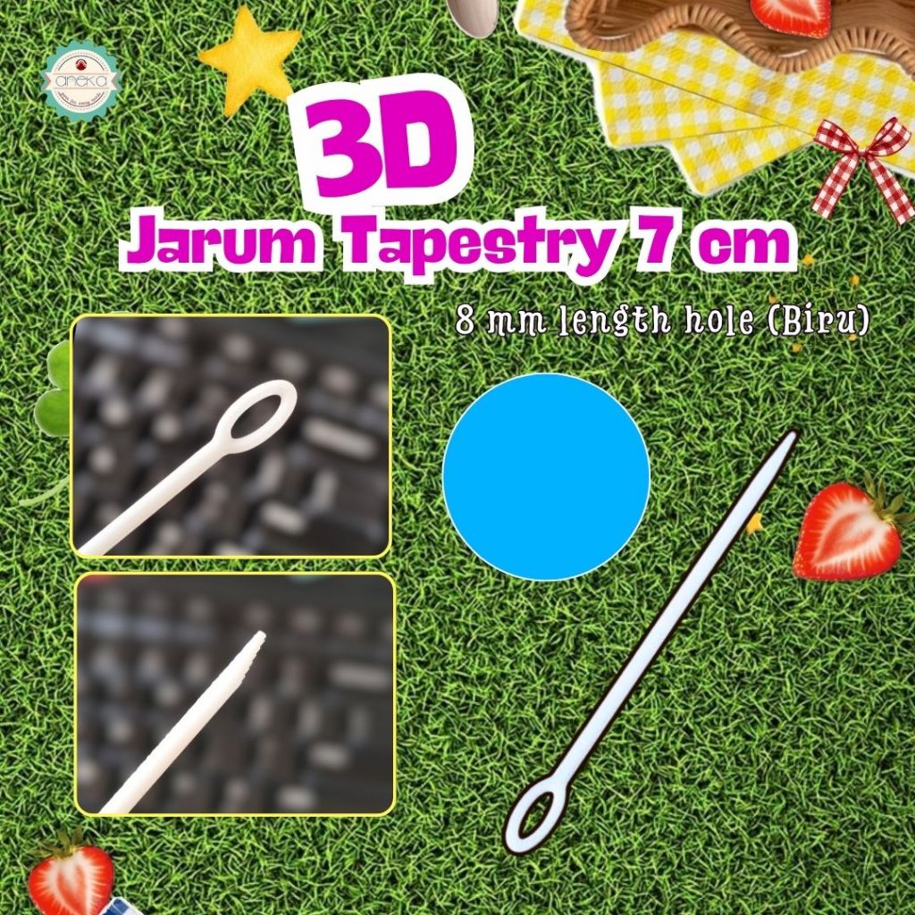 ANEKA - [5 PCS] 3D Print Jarum Tapestry 7 CM / Wool Needle