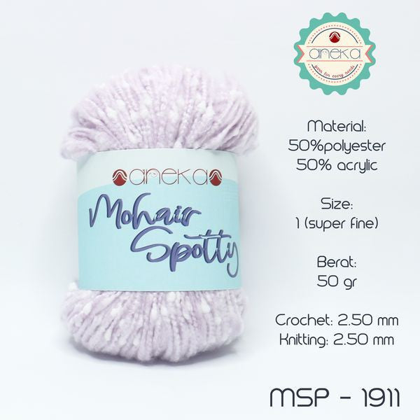 CATALOG - Spotty Cotton Mohair Knitting Yarn / Spotty Angora Yarn PART 1