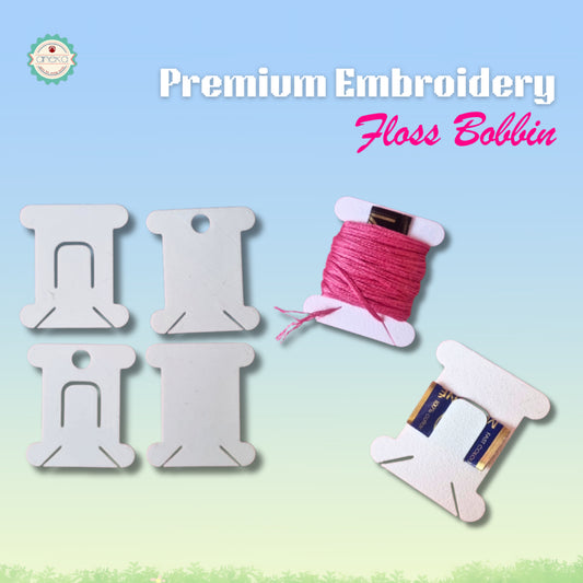 ANEKA - [10PCS] 3D Print Bobbin Card / Papan Benang Jahit Rajut