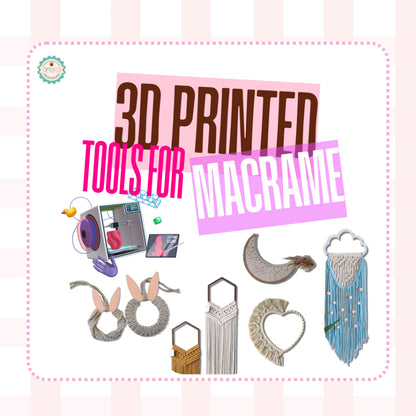 KATALOG - [PRE-ORDER] 3D Print Macrame Tools Series / DIY Makrame