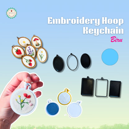 KATALOG - [TANPA KAIN] 3D Print Peralatan Menyulam Pemidangan Kecil / Embroidery Hoop