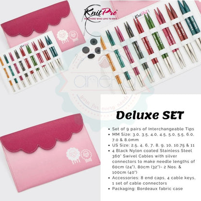KnitPro - Symfonie Dreamz Normal Interchangeable Knitting Needle Sets - 13cm (5”)