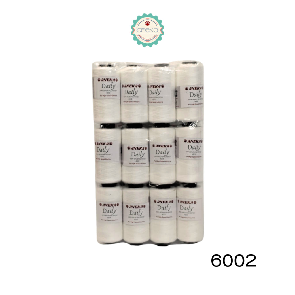 ANEKA - [12 PCS] Benang Jahit Daily / Spun Polyester Lusin