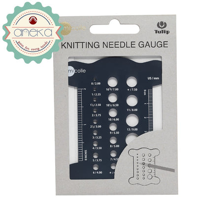 Knitting Needle Gauge Tulip Amicole Knitting Needle Gauge
