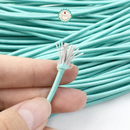 KATALOG - [+-10m / 50gr] Tali String 2.5mm Elastis Warna /  Braided Elastic Cord / Beading Threads Stretch String / DIY Craft Sewing Accessories