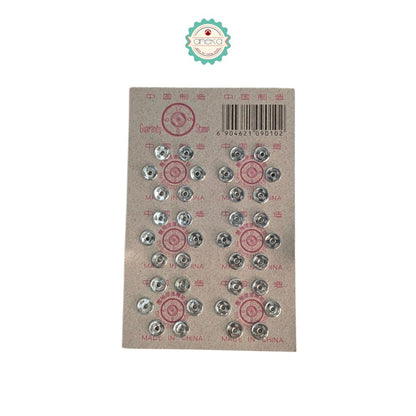 ANEKA - [1 Lembar / 36 PCS] Kancing Jepret / Cetet / Spring Press Stud Button