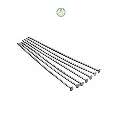 ANEKA - [17gr / +-100PCS] Paku T  Ujung Mati Headpin /  Flat Pins Jewellery Making