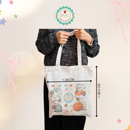 ANEKA - Totebag Serbaguna/ Ritsleting / Merchandise
