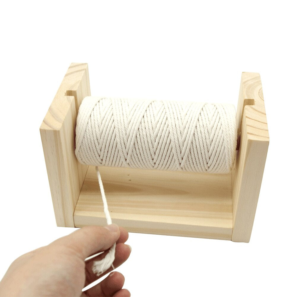 Alat Gulungan Benang / Yarn Winder Storage Holder / Rotable Spool Sewing Tool Wooden